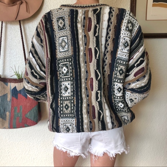 Vintage 90s Oversize & Textured Hip Hop Sweater - Picture 2 of 4